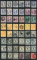 UNITED STATES: Lot Of Mint (some With Gum) And Used Stamps, Fine To VF General Quality, Scott Catalog Value US$1,700+ - Service