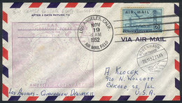 UNITED STATES: 19/NO/1952: Los Angeles (USA) - Copenhagen (Denmark): S.A.S. First Exploratory Polar Flight, Cover With D - Lettres & Documents