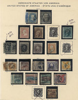 UNITED STATES: Collection In German Album With Good Number Of Stamps Up To 1968, Most Of Fine Quality. Earlier Issues In - Sammlungen