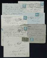 FRANCE: 7 Covers Sent To Argentina In 1929 (one In 1919), Interesting! - Altri & Non Classificati