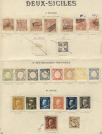 ITALY: Collection In Old Worldwide Album Page, Including High And Rare Values (some Can Be Forgeries Or Reprints, Some T - Unclassified