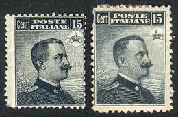 ITALY: Sc.93 And 111, Mint Lightly Hinged, Minor Defects, Catalog Value US$380, Good Opportunity! - Unclassified