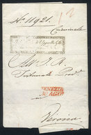 ITALY: Folded Cover Dated 1837 Sent From Venezia To Verona, VF! - Ohne Zuordnung