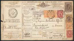 ITALY: Despatch Note Pf 2.70L. Sent From Civitella Di Romagna To Buenos Aires On 13/FE/1890, Uprated With Stamps For 1.8 - Non Classés