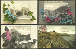 ITALY: CHIAVARI: 4 Old Postcards With Very Good Views, Excellent Quality! - Autres & Non Classés