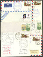 FALKLAND ISLANDS/MALVINAS: 7 Covers Sent To Buenos Aires Or Rio Gallegos In 1971 And 1972, Very Interesting! - Falklandeilanden