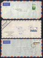 FALKLAND ISLANDS/MALVINAS: 3 Cover Sent To Buenos Aires Between 1976 And 1981, All Handstamped "Joint Declaration", Very - Islas Malvinas