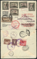 NICARAGUA: 15/MAY/1930 Managua - Havana - New York - Friedrichshafen: Registered Cover (opened On 3 Sides To Show Front  - Nicaragua
