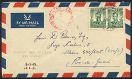 SOUTHERN RHODESIA: Airmail Cover Sent From Salisbury To Rio De Janeiro On 7/JA/1951 (unusual Destination), With Interest - Altri - Africa