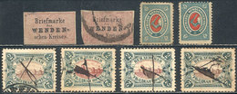 RUSSIA - WENDEN: Lot Of Old Stamps, Used And Unused, All Genuine, Some With Minor Faults, Rare, Scott Catalog Value US$5 - Other & Unclassified