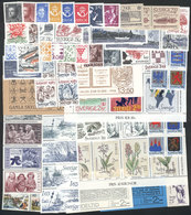 SWEDEN: Lot Of Modern Stamps, Souvenir Sheets And Booklets, All Unmounted And Of Excellent Quality. Yvert Catalog Value  - Otros & Sin Clasificación