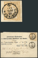 SWITZERLAND: Interesting Cancels On Old Wrapper Franked With 20r., Very Nice! - Autres & Non Classés