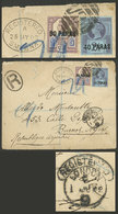 TURKEY: 25/MAY/1892 SMYRNA - Buenos Aires (Argentina), Registered Cover Sent From The British Office Franked With 80pa.  - Other & Unclassified