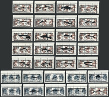 UKRAINE: FISH: Complete Set Of 30 Overprinted Values, MNH, Excellent Quality! - Ucrania