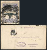 URUGUAY: Cover Sent To Brazil On 21/AP/1920, Franked By Sc.O126 With Two Clover Punch Holes, VF Quality! - Uruguay