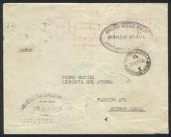 URUGUAY: Cover Of The Ministry Of Public Health Sent To Argentina On 29/JUN/1936, Datestamped "SUCURSAL DE ZONA - A1 - M - Uruguay