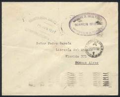 URUGUAY: Cover Of The Ministry Of Publich Health Sent Stampless To Argentina On 25/JUN/1937, Nice Postal Markings, Fine  - Uruguay