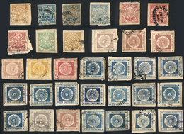 URUGUAY: Lot Of Classic Stamps, Most With Defects (some Of Fine Quality), Including A Good Range Of Colors, Scott Catalo - Uruguay