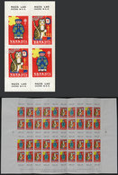 VIETNAM: FIGHT AGAINST TUBERCULOSIS: Year 1974, Complete Sheet Of 20 Sets, MNH, Excellent Quality, Very Rare! - Vietnam