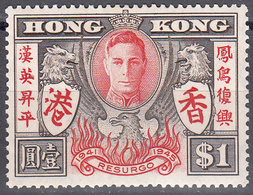 HONG KONG    SCOTT NO.  175   MINT HINGED     YEAR  1946 - Unused Stamps