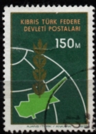 Kibris 1875 1 Value Cancelled Map - Used Stamps