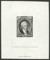 ARGENTINA: GJ.43, 60c. Posadas, DIE Proof By The National Bank Note Co. Printed On Thin Paper, Superb, Rare! - Nuovi