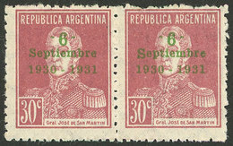 ARGENTINA: GJ.698a, Pair With Large And Small S, VF Quality! - Nuovi