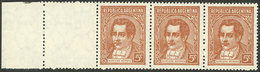ARGENTINA: GJ.795CB, Moreno Printed On Unsurfaced Paper With White LABEL, MNH (+30%), Superb! - Unused Stamps