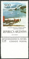 ARGENTINA: GJ.1766, 1977 500P. Antarctica With Casa De Moneda Watermark, MNH, With Sheet Margin, Superb! - Nuovi