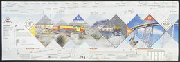 ARGENTINA: GJ.HB 231P, 2011 Train To The Clouds, The Left Stamps With IMPERFORATE Variety, VF And Rare! - Hojas Bloque