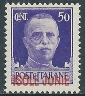 1941 ISOLE JONIE EFFIGIE 50 CENT MNH ** - RA20-2 - Islas Jónicas