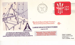 1979 USA Space Shuttle Marshall Spaceflight Center's Neutral Buoyancy Simulator Commemorative Cover - Amérique Du Nord