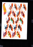 812385133 2018 SCOTT 5321 - 5330 SHEET  POSTFRIS MINT  NEVER HINGED EINWANDFREI (XX)  HOT WHEELS  SHEET PANE CARS - Ongebruikt