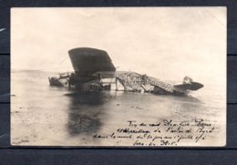 Amerrissage De Byrd A Ver Sur Mer ( Normandie )  Le 1er Juillet 1927 A Bord De " L'America "  - Raid New York - Paris " - Unfälle