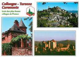19 - Collonges La Rouge - Turennes - Curemonte - Trois Des Plus Beaux Villages De France - Multivues - Voir Scans Recto- - Autres Communes