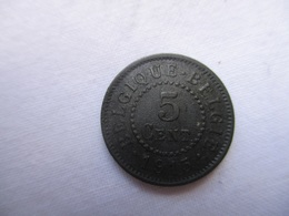 Belgique: 5 Centimes 1915 - 5 Cents