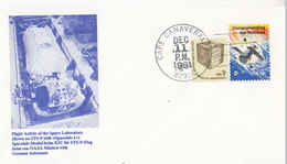 1981 USA  Space Shuttle  Columbia STS-2 Commemorative Cover - Amérique Du Nord