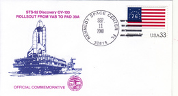 2000 USA  Space Shuttle Discovery STS-92 Commemorative Cover - Nordamerika