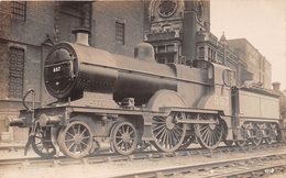 ¤¤   -   ANGLETERRE  -  Carte-Photo D'une Locomotive Anglaise N° 557  -    Chemin De Fer       -   ¤¤ - Matériel