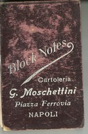 5062 " BLOCK NOTES-CARTOLERIA G. MOSCHETTINI-PIAZZA FERROVIA-NAPOLI "   - ORIGINALE - Sonstige & Ohne Zuordnung