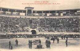 34-BEZIERS- ARENES- NANOEUVRES DE POMPES INCENDIE 17 MAI 1903, - Beziers