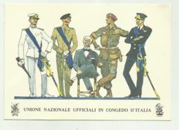 UNIONE NAZIONALE UFFICIALI IN CONGEDO D'ITALIA ILLUSTRATA P.C. DOMINIONI  - NV  FG - Autres & Non Classés