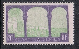 ALGERIE N°85b N* Variété Arbre Coupé RARE - Unused Stamps