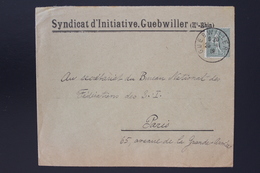 France Retourné En France  De L'Alsace GUEBWILLER Sans ALSACE  25-11-1919  Provisional Postmark - Covers & Documents