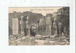 LUXOR THE INSIDE OF THE GREAT TEMPEL1915 - Louxor