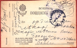 WWI - Bulgaria - POLSKA BOLNICA Cancel Sent To Sliven. PI2107/34 - War