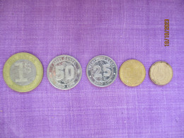 Zimbabwe : 5 Token Used During The Hyper-inflation. - Monetari / Di Necessità