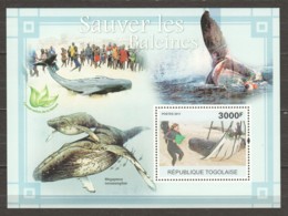Togo 2011 Mi Block 579 MNH WHALES - Wale