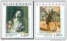 Slovakia 2009 Mi 623-4 ** Art - Unused Stamps