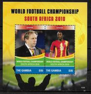 GAMBIE     BF  741D * *  ( Cote 8e ) Cup 2010  Football  Soccer  Fussball  Rajevac  Ayew - 2010 – Sud Africa